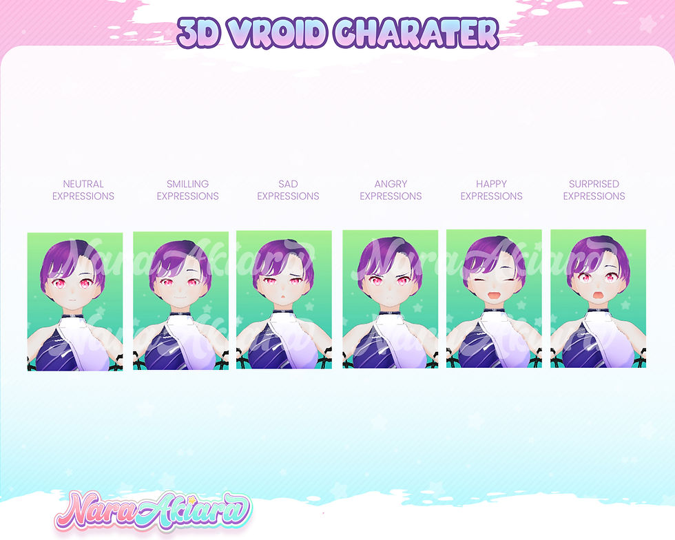 Thumbnail: Enchanted Reflections with 3D Vroid Model Scarlet Anime Girl for Live Streaming