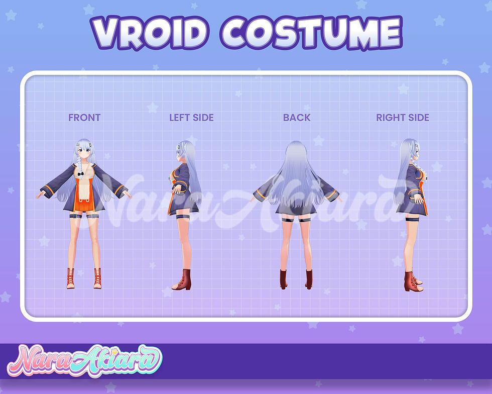 Thumbnail: Energize Your Avatar's Outfit with Mini Purple Dress With Yellow Line