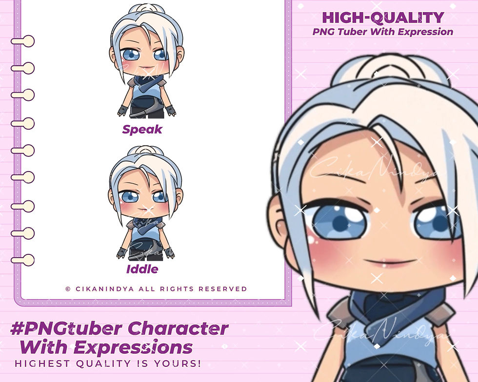 Thumbnail: Unique PNG Tuber Character Valorant Chibi for Make Your Streams