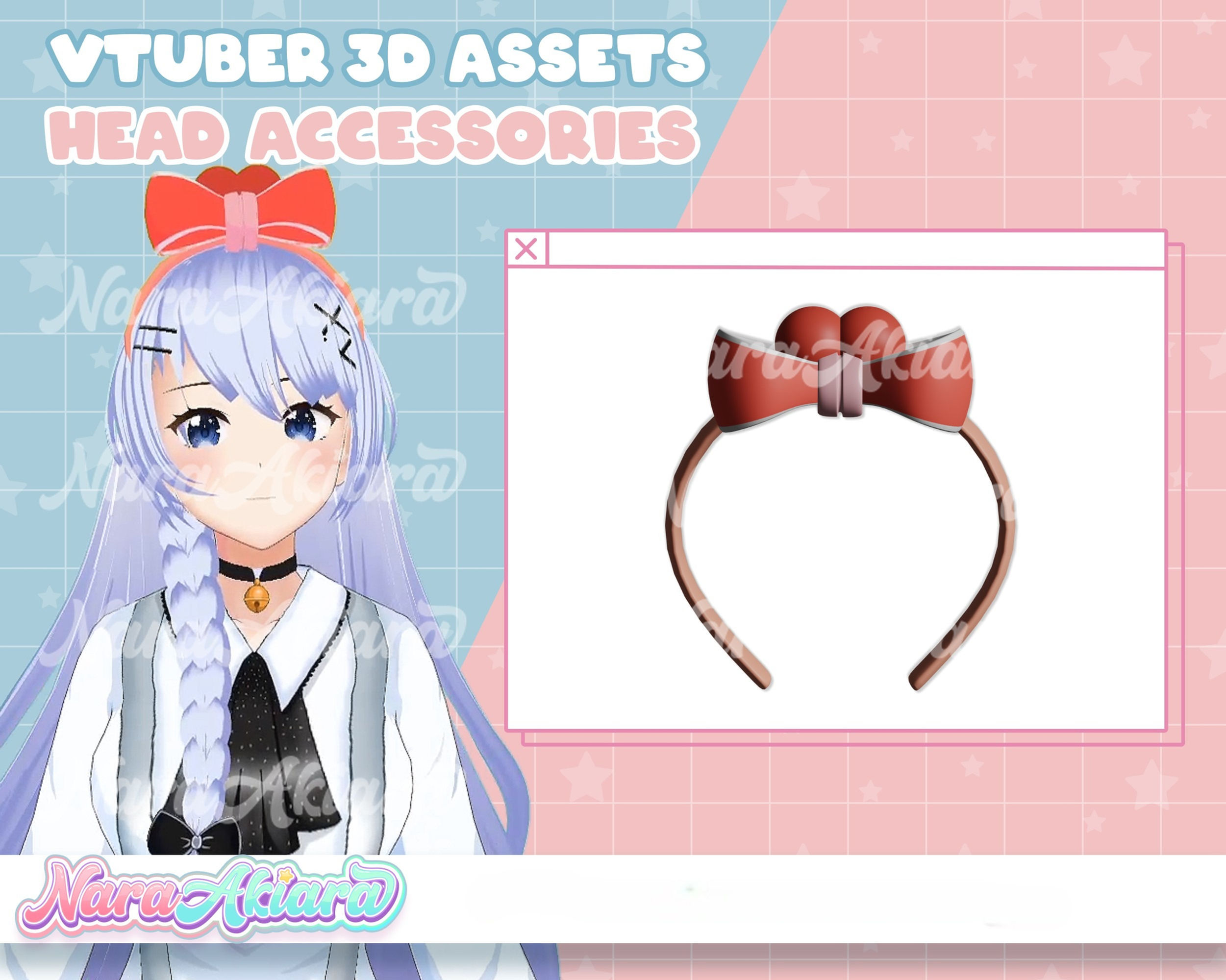 Elevate Your Look with Unique 3D Assets Head Accessories