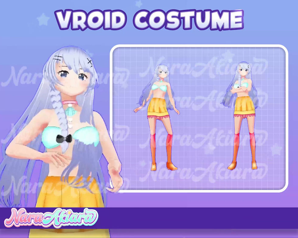 섬네일: Explore Bespoke 3D Vroid Costumes for VTuber Extravaganza