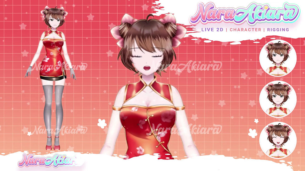 Vtuber Live2d Anime Chinese Girl Captivates Streamer Audience