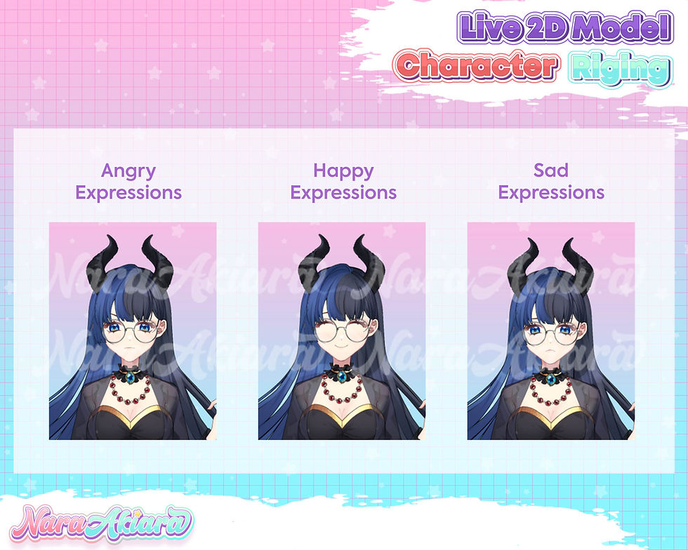 Thumbnail: Enchanting Vtuber Live2d Anime Fantasy Blue Dragon Girl for Mesmerizing Streams