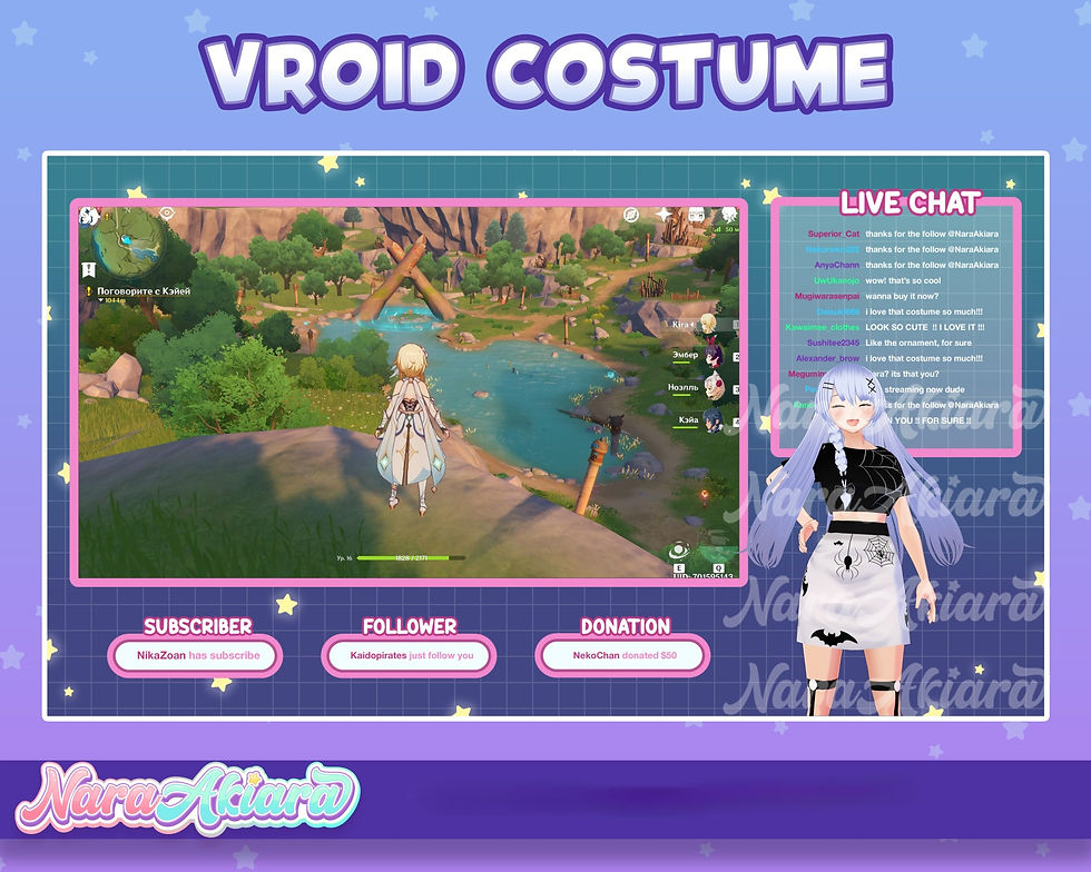Thumbnail: Discover Mesmerizing 3D Vroid Costumes for Your VTuber Persona