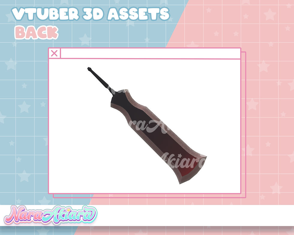 Thumbnail: Enhance Your VTuber Persona with Exquisite 3D Sword Back Items