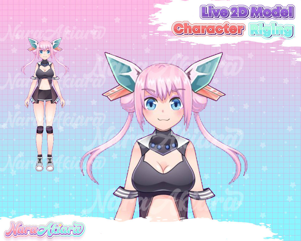 Thumbnail: Mesmerizing Vtuber Live2d Model Anime with Purple and Black Aesthetics