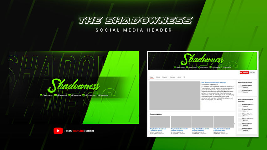 サムネイル： Shadowness Animated Overlay Package Embrace the DarShadokness, Unleash the Power
