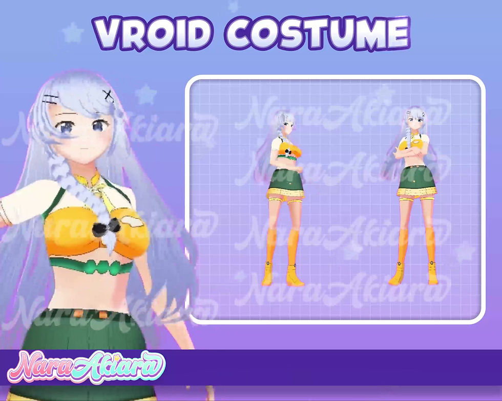 Thumbnail: Step into the Radiance of 3D Vroid Costumes for VTuber Magic