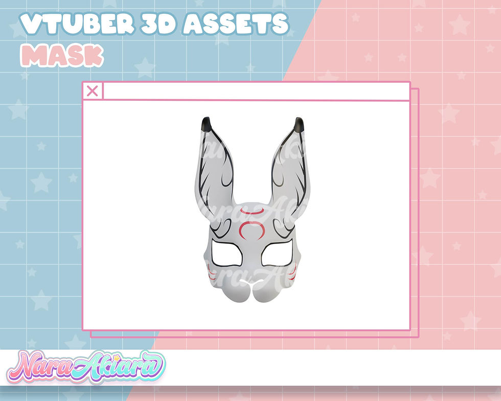 Thumbnail: Explore Dynamic Visuals with our 3D Mask Assets for Vroid Models