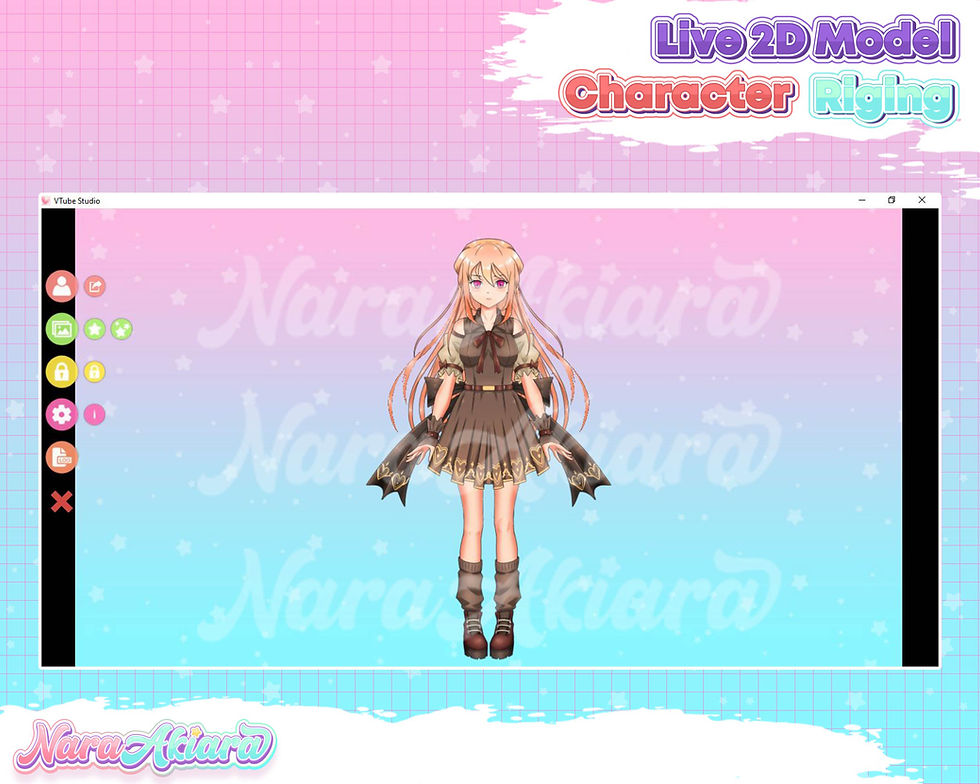 サムネイル： Stepping into Nostalgia with Vtuber Live2d Anime Vintage Girl for Streamers