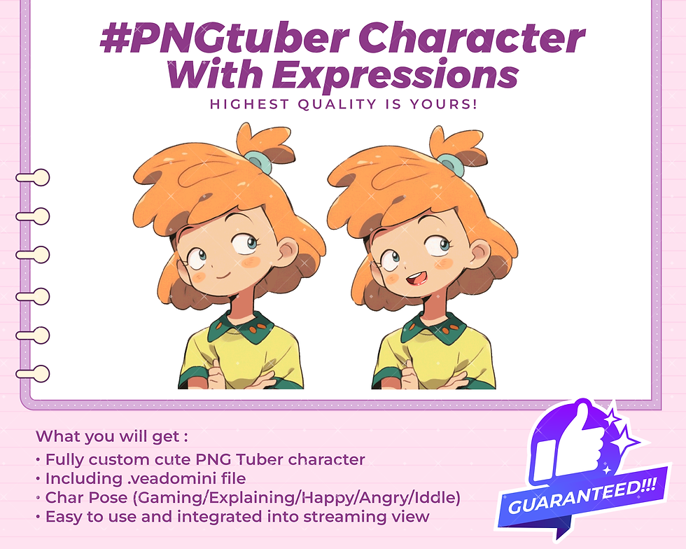 섬네일: Add a Distinctive Flair to Your Streams with Customizable PNG Tuber Avatars