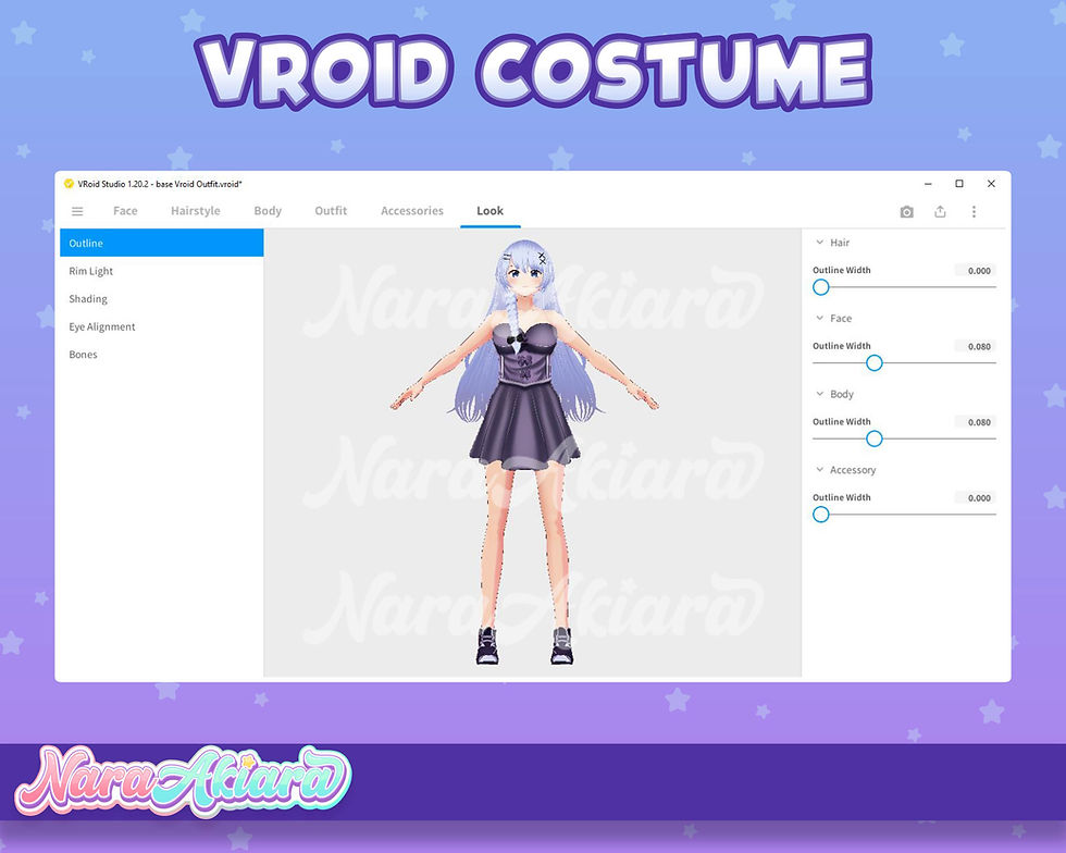 サムネイル： Unleash Your Avatar's Charisma with the 3D Vroid Black Mini Dress
