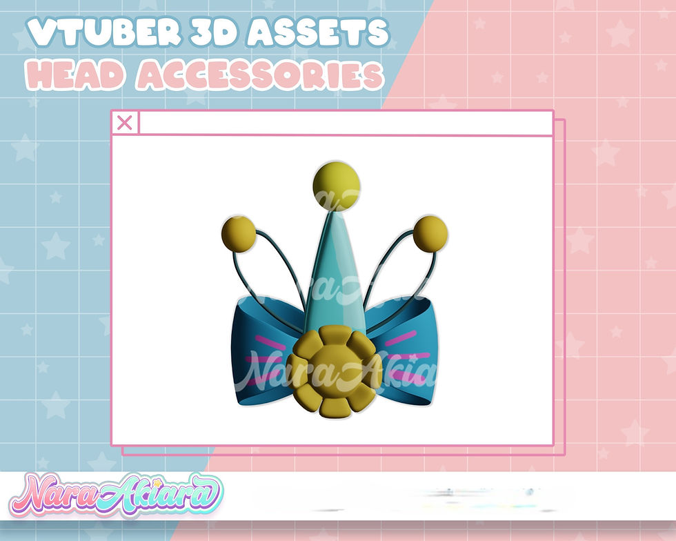 サムネイル： Unlock the Power of Virtual Fashion 3D Assets Head Accessories