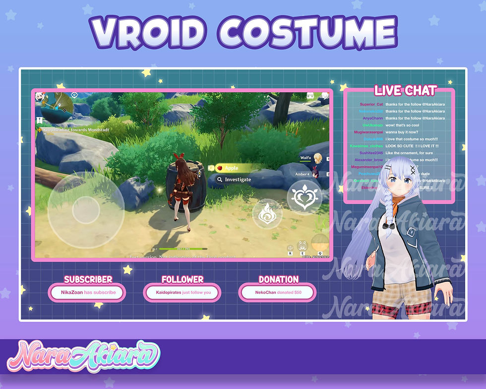 Thumbnail: Stylish 3D Dark Blue Jacket with a Pop of Orange Scarf for Your VR Avatar