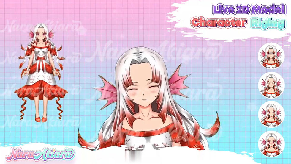 Thumbnail: Bring Your Vtuber Persona to Life with Live2D Anime Model Fish Loli Girl