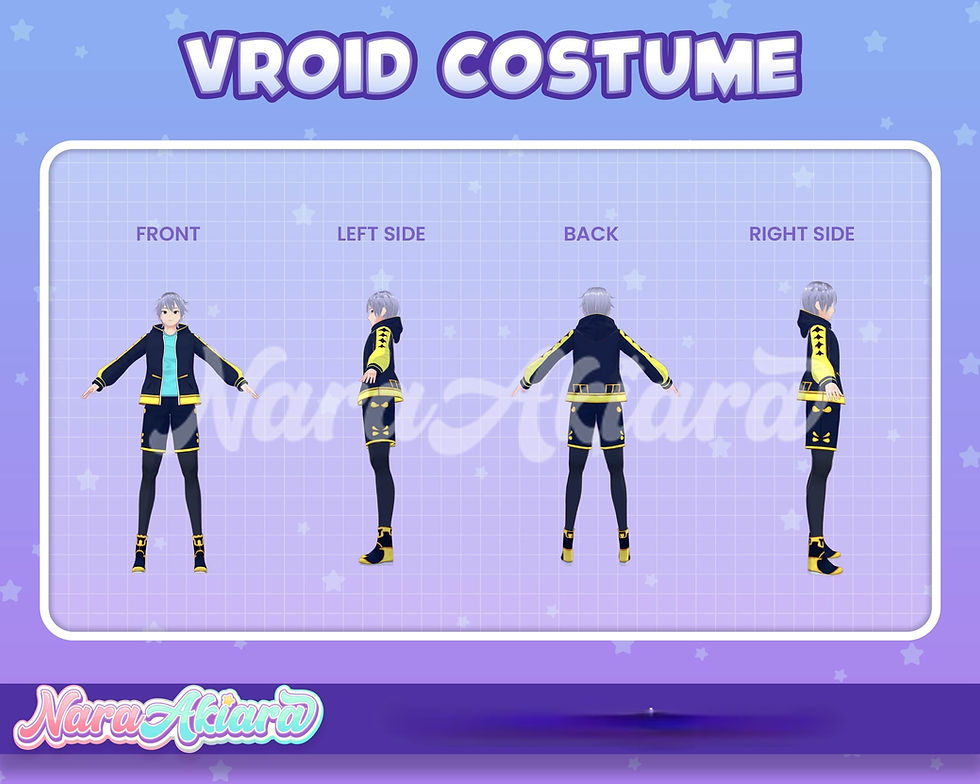 Thumbnail: Explore a World of Dazzling 3D Vroid Costumes for VTubers