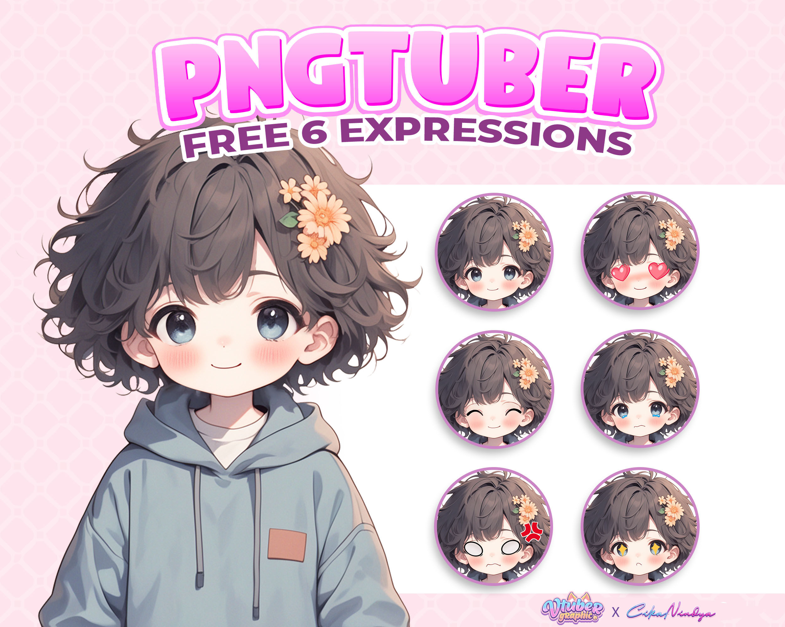 Mini PNG Tuber Avatar Full of Charm and Personality for Engaging Streams