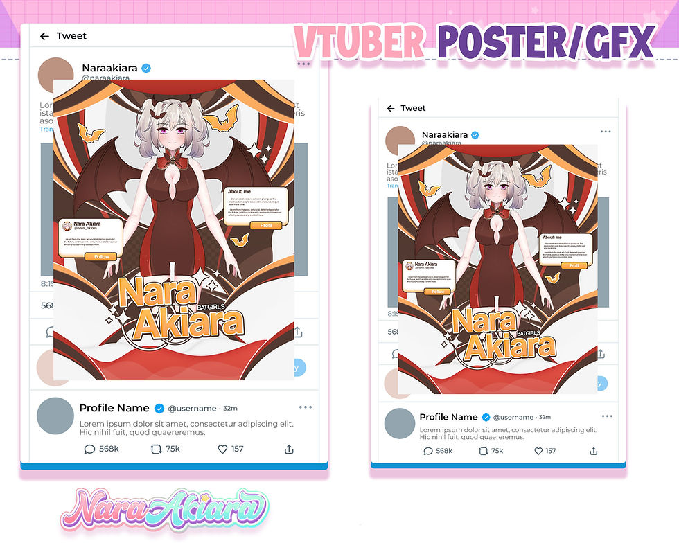 Thumbnail: Vibrant Vtuber Posters for Captivating Social Media Content