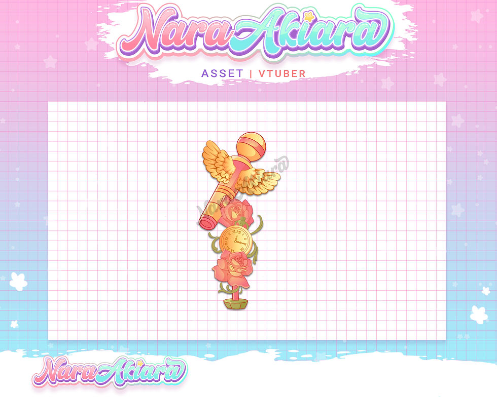 섬네일: Discover the Joy of Vtuber Live Streaming By Rose Flower Microphone Vtuber Asset