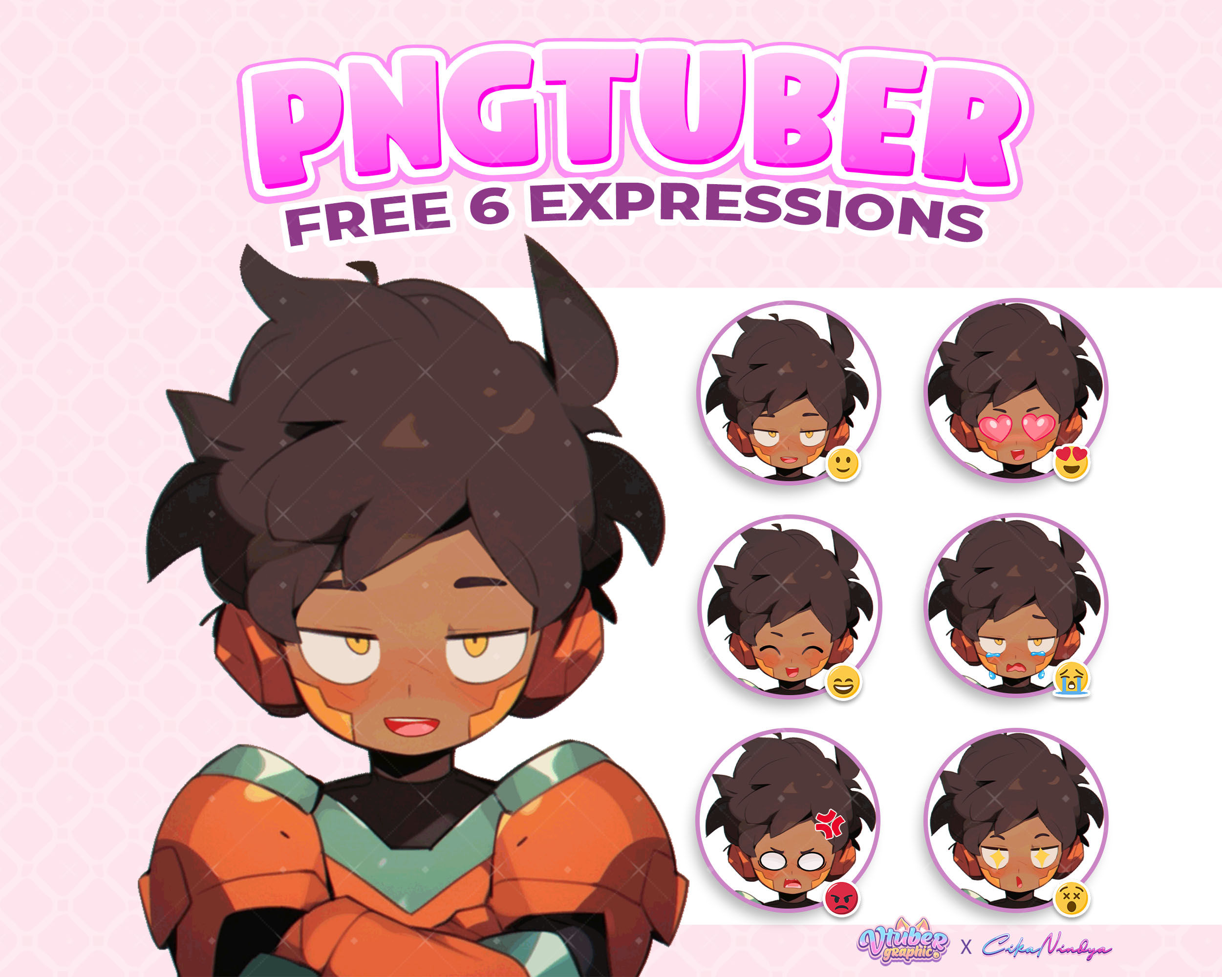 Revolutionize Your Streams with a Unique PNG Tuber Character Boy Robot