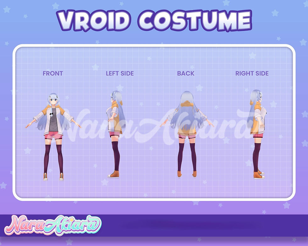 Thumbnail: Dive into the Digital Spotlight VTuber Persona with Mesmerizing 3D Vroid Costume