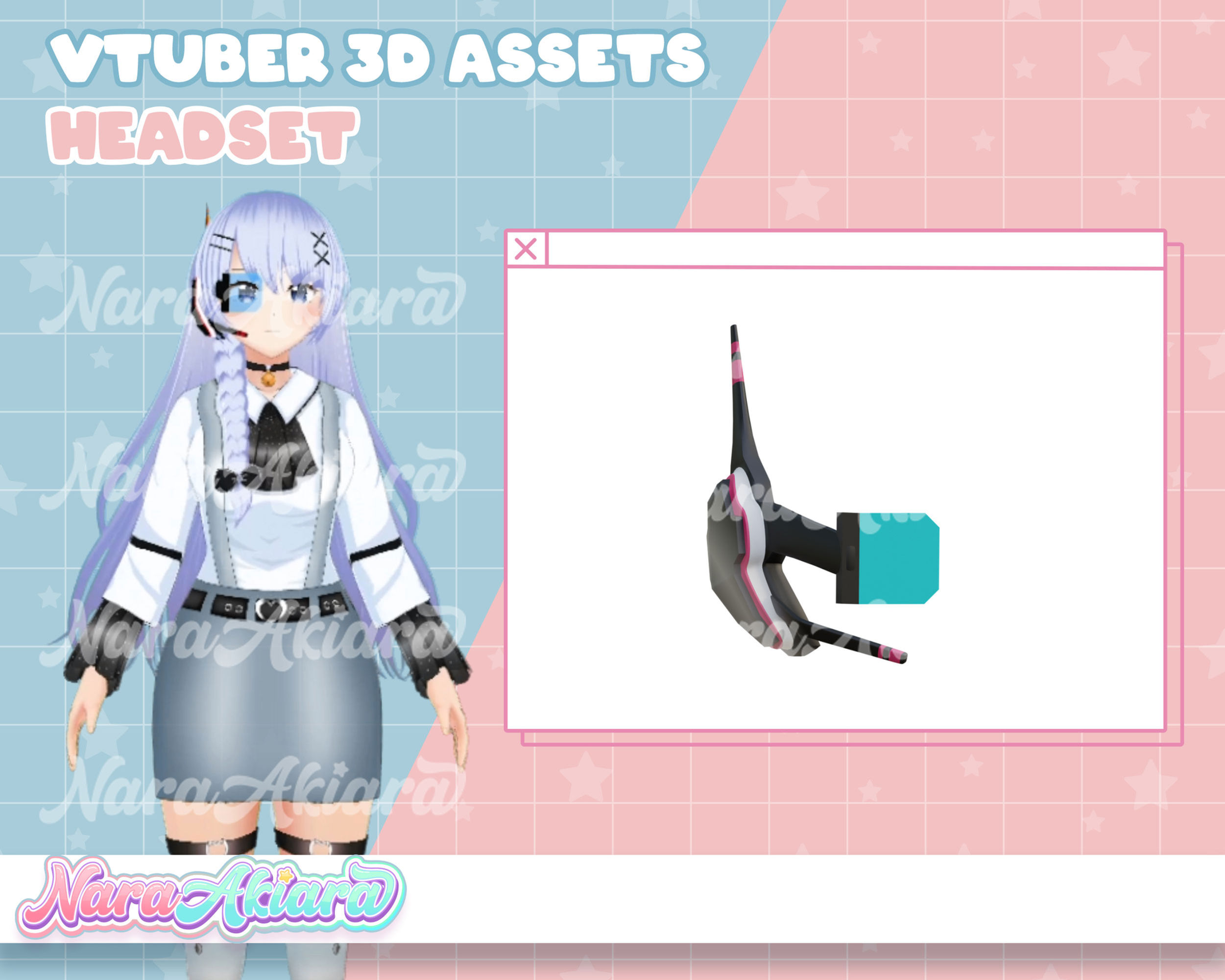 Sonic Enchantments with Unconventional 3D Headset Assets for VTubers