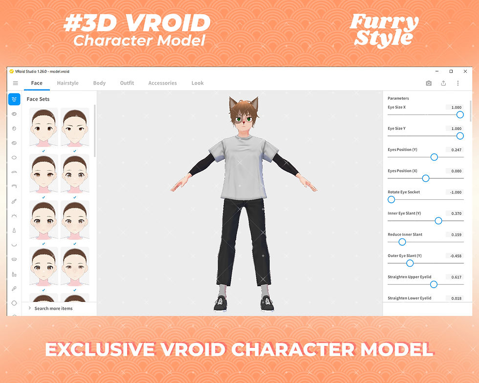 Thumbnail: Fantasy Beast Boy 3D VTuber Model Dobutsu Otoko with Anime Inspired Outfit