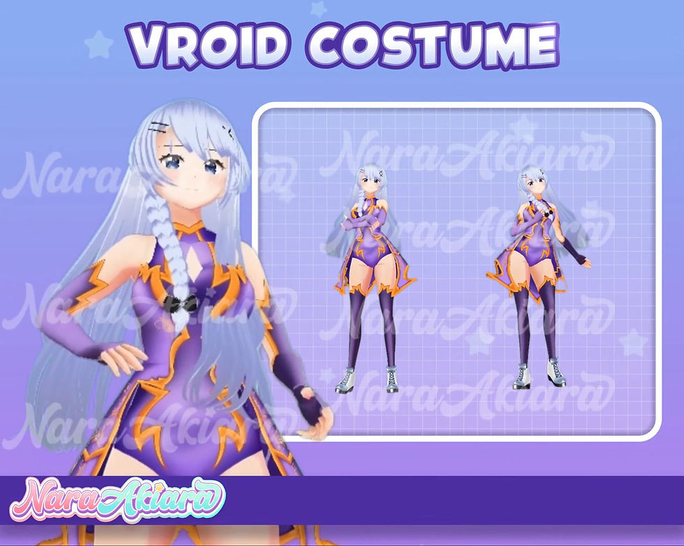 Thumbnail: Unveil Captivating 3D Vroid Costumes for VTubers