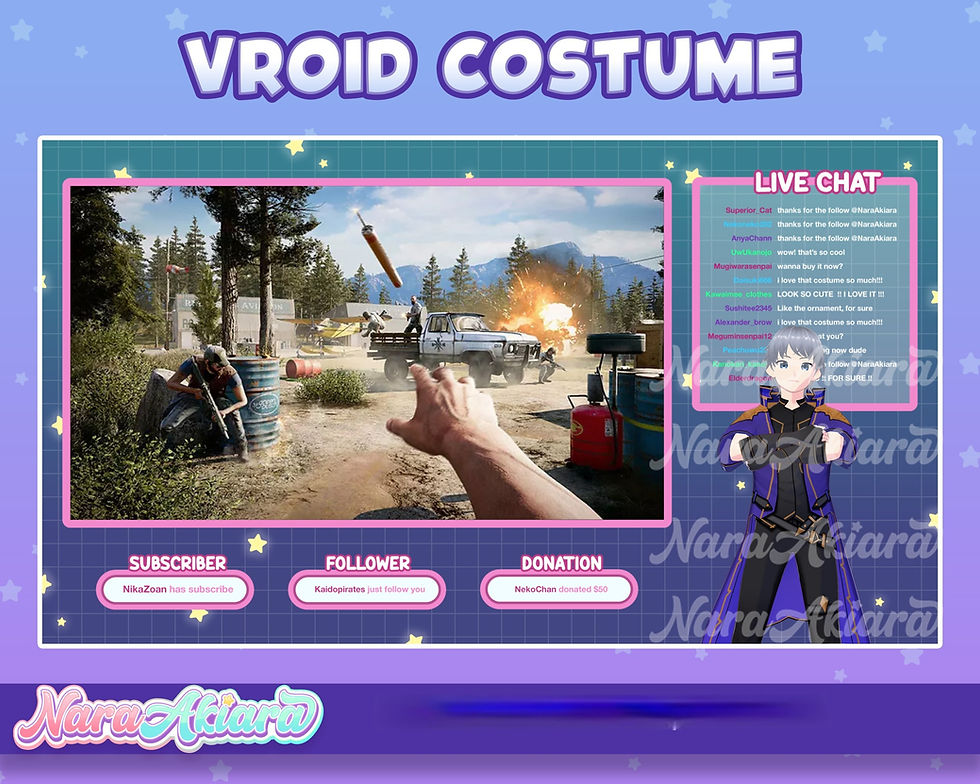 Thumbnail: Unleash the Magic of 3D Vroid Costumes for VTubers