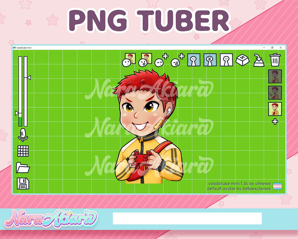 Thumbnail: Unique Charm of Red Hair Boy PNG Tuber to Enliven Live Streams