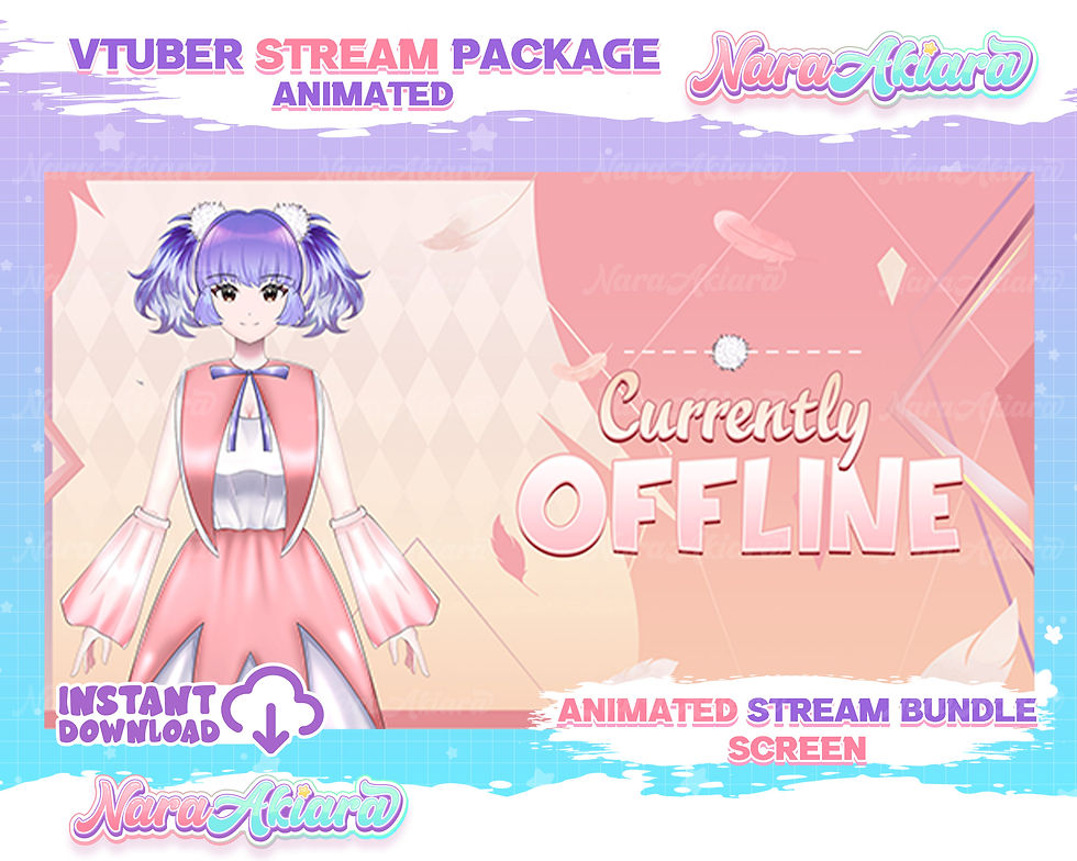 Thumbnail: Immerse Your Viewers with the Anime Girl Fantasy Overlay Stream Package