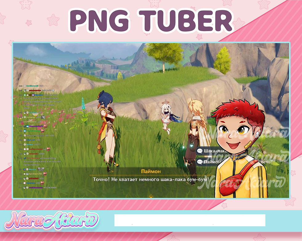 Thumbnail: Unique Charm of Red Hair Boy PNG Tuber to Enliven Live Streams