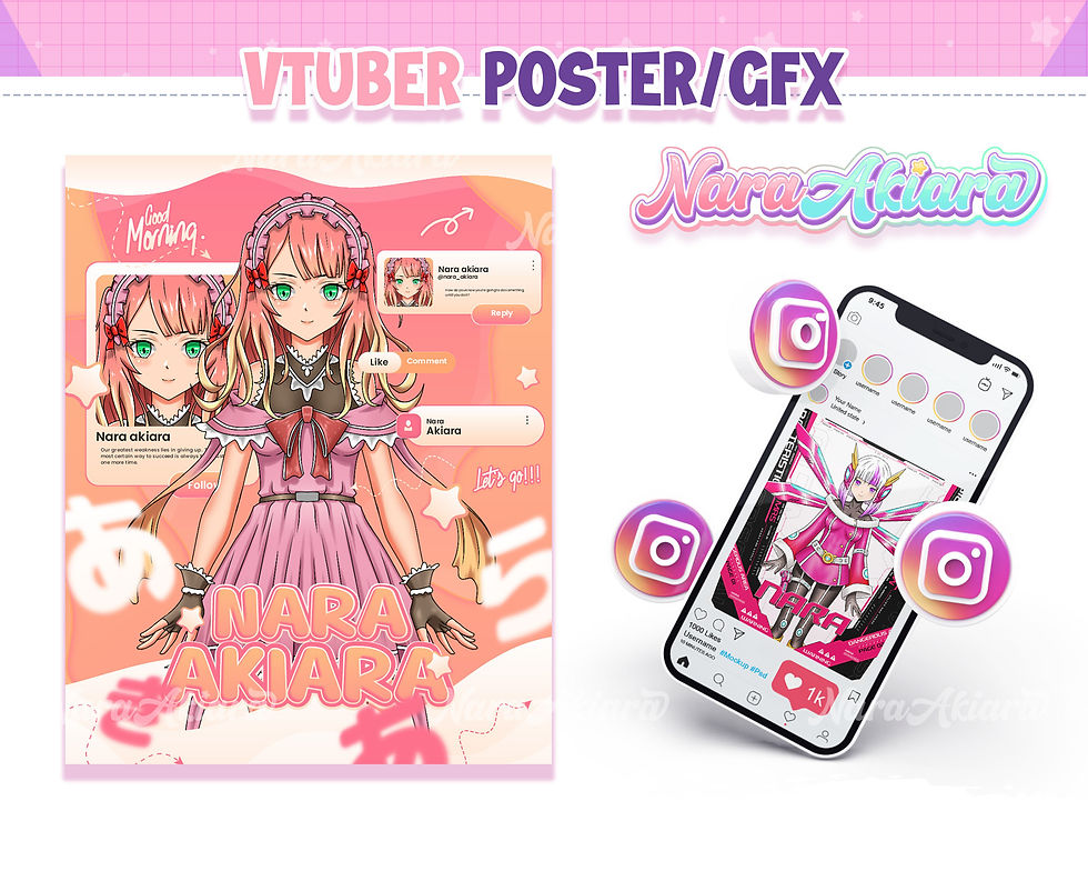 Thumbnail: Stand Out on Social Media with High-Quality Vtuber Streamer Posters