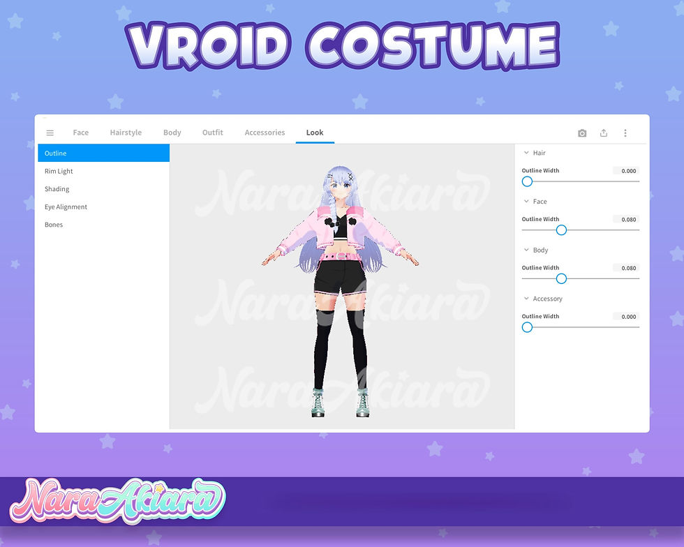 Thumbnail: Explore the Aurora Pink Casual Outfit Collection in Stunning 3D Vroid Costumes