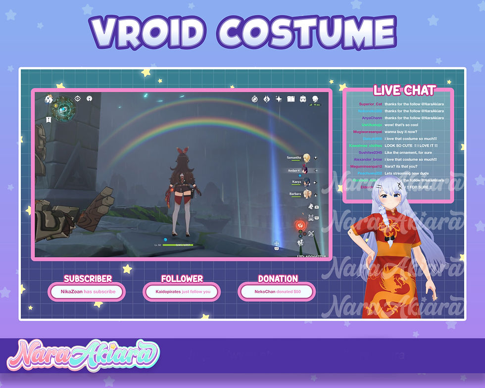 サムネイル： Discover Captivating Chinese-inspired 3D Vroid Costumes for Your Virtual Persona