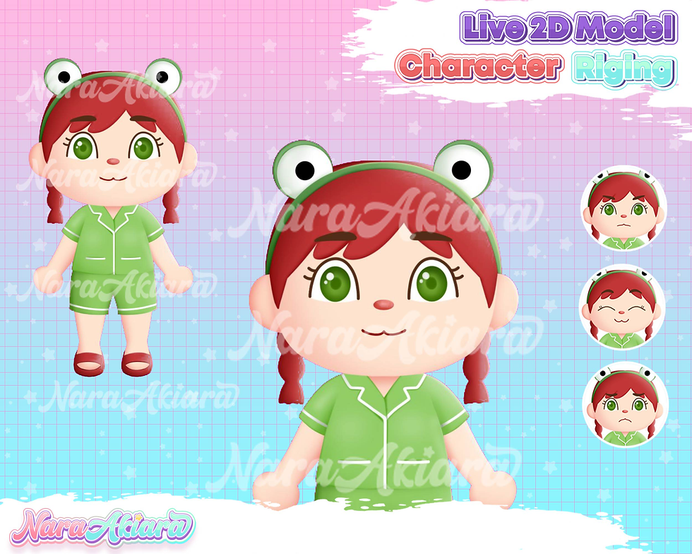 Embrace Adorable Animated Magic with Chibi Vtuber Live2d Model for Streamer