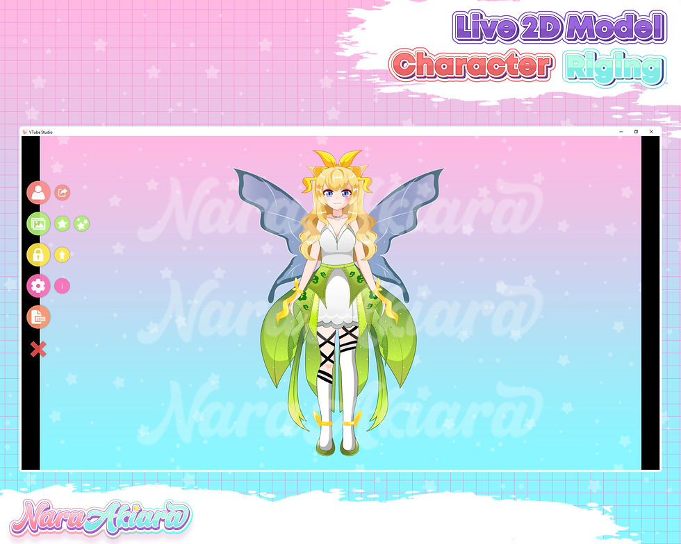 섬네일: Step into a Whimsical World with our Vtuber Live2D Model Anime Girl Green Fairy