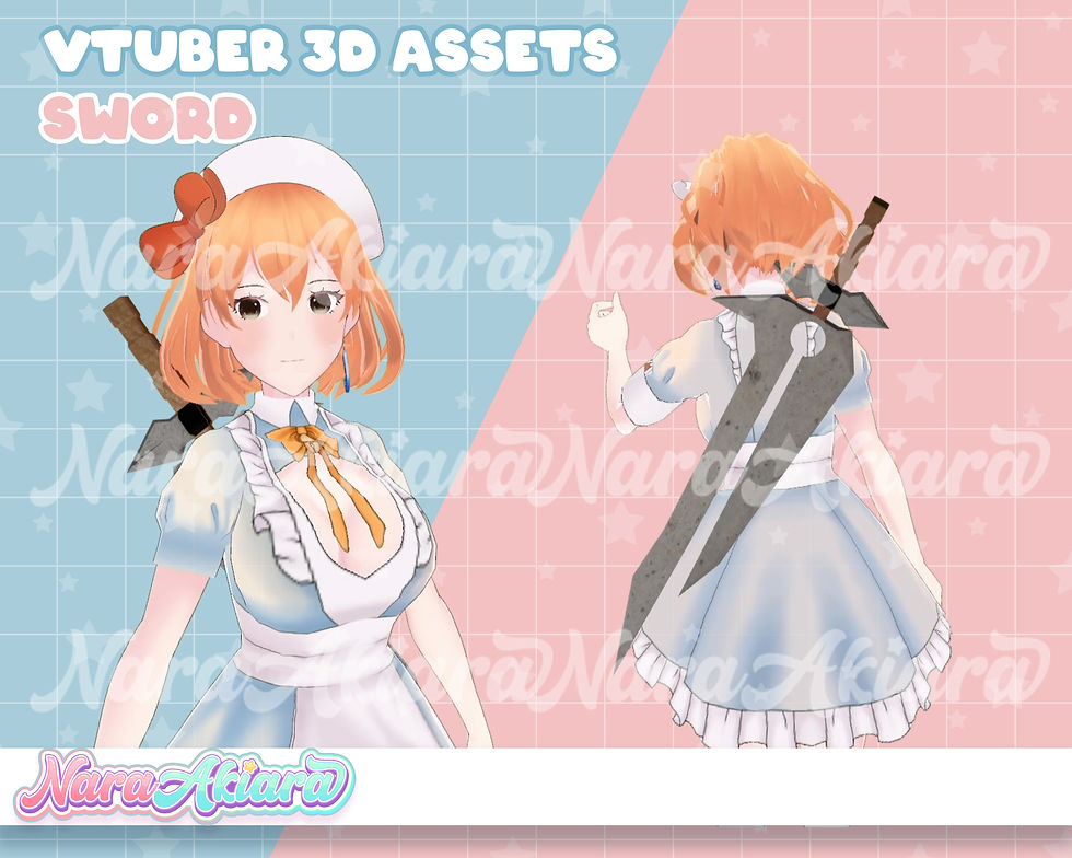 サムネイル： Explore Dazzling 3D Back Items - Set 12 - to Elevate Your VTuber Persona