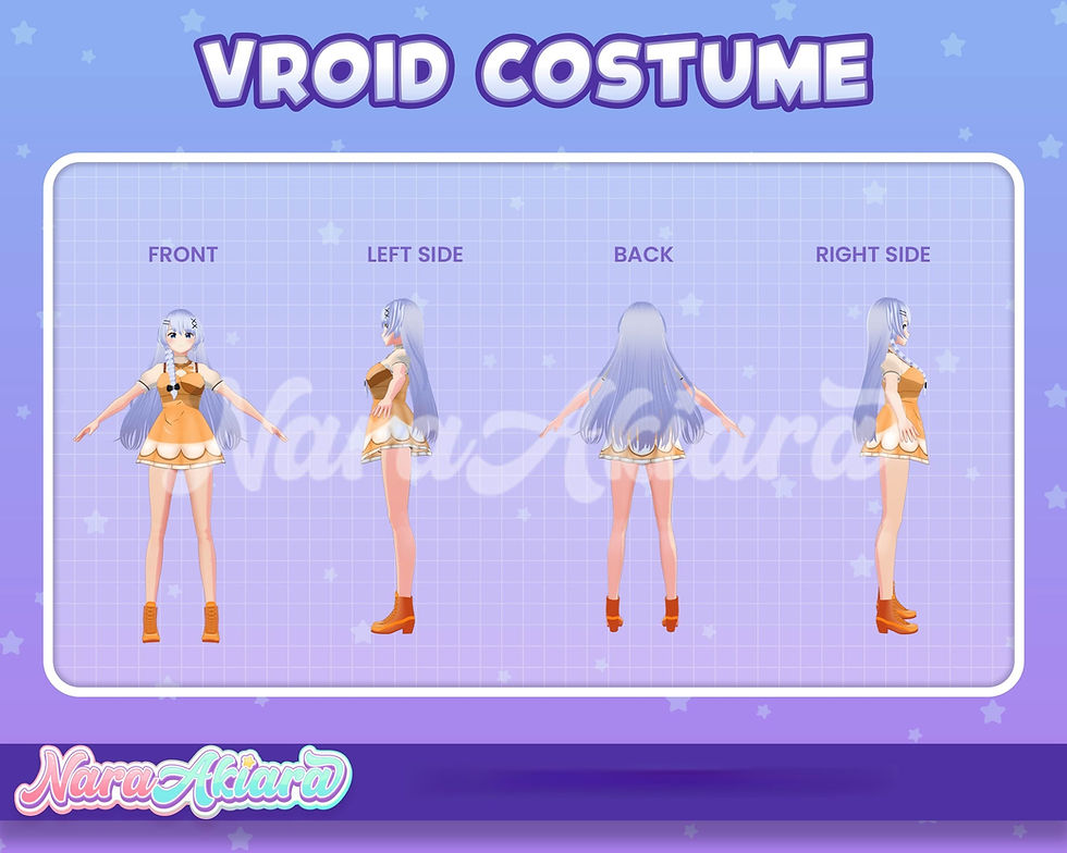 섬네일: Discover Chic 3D Vroid Costumes Tailored for VTuber Personalities