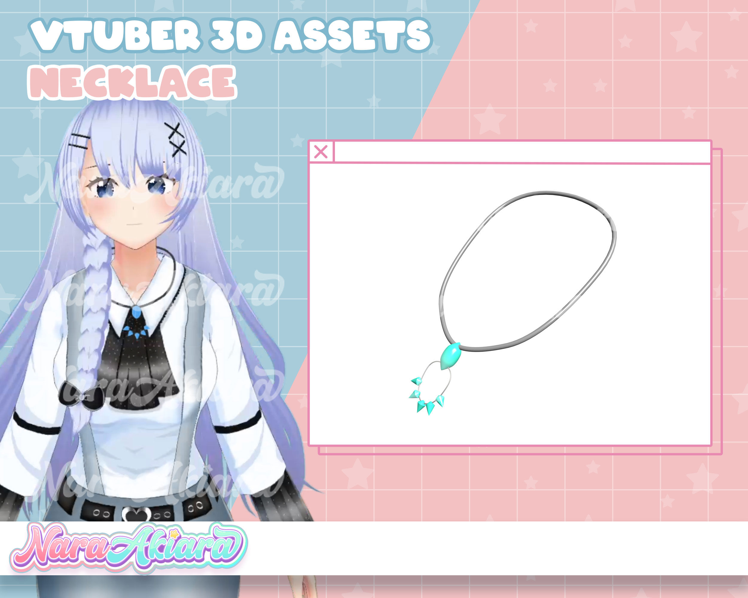 Unveil Your Model's Beauty with Incredible 3D Assets Necklace