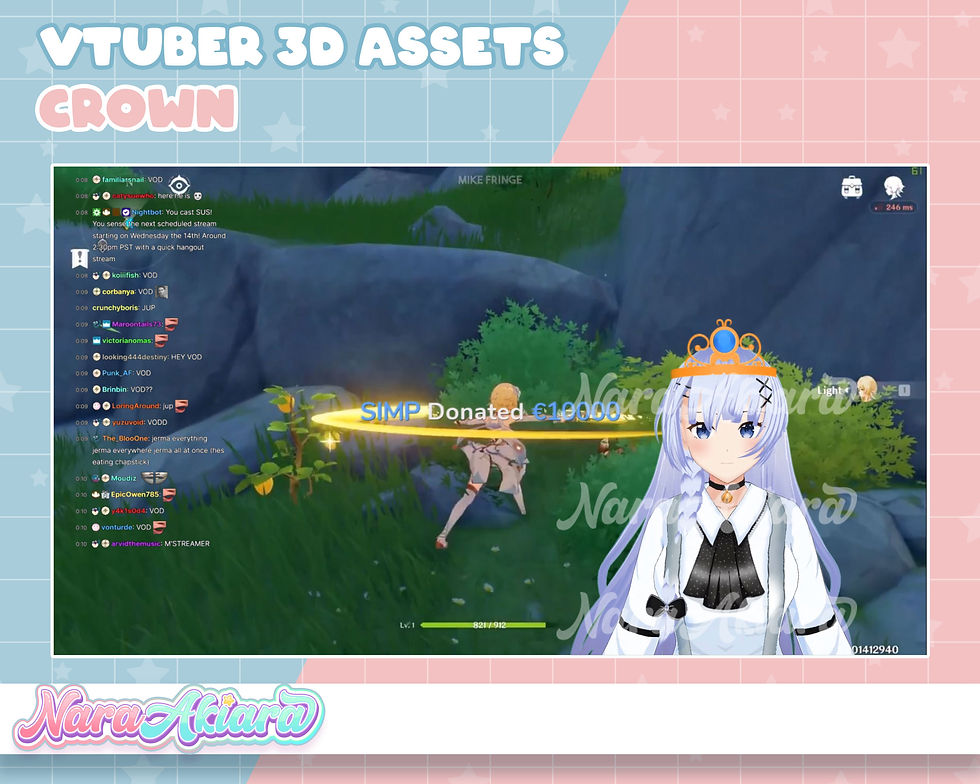 サムネイル： Discover Perfect 3D Crown Assets for Your VTuber Transformation