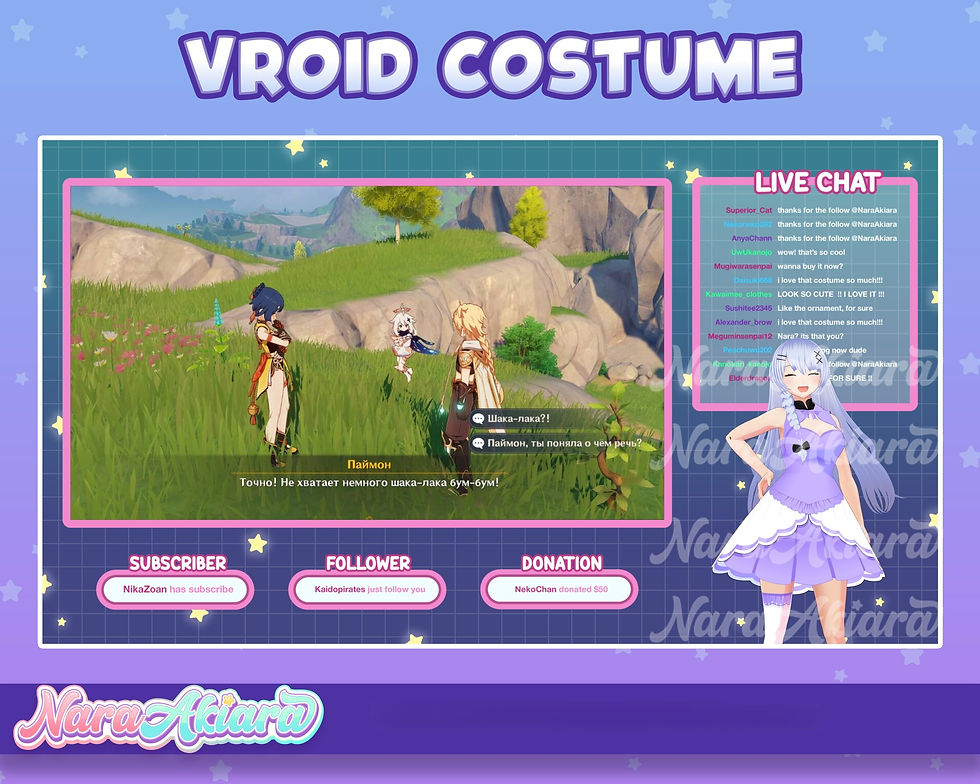 Thumbnail: Explore Trendsetting 3D Vroid Costumes for Your VTuber Persona