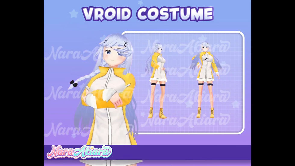 섬네일: Level Up Your Avatar's Style with the Yellow Casual Cyberpunk Jacket