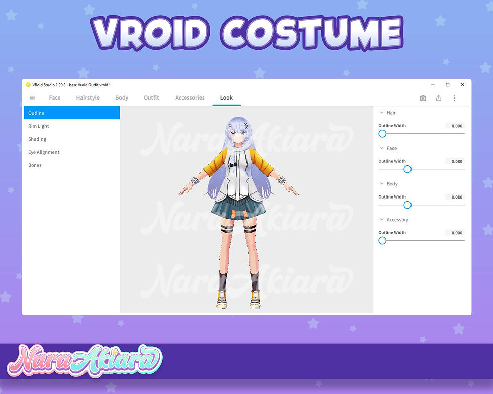 Thumbnail: Level Up Your Vtuber Stream with the 3D Vroid Costume Yellow Cyberpunk Hoodie