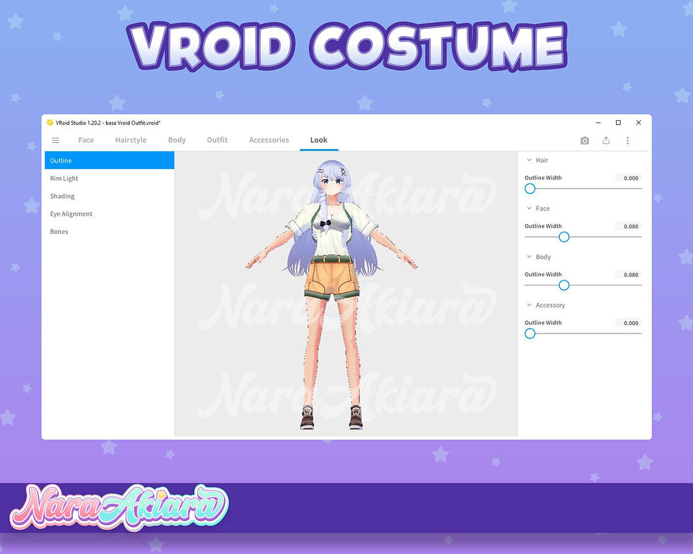 섬네일: Boost Your VRoid Avatar's Confidence with White Casual Sports T-Shirt