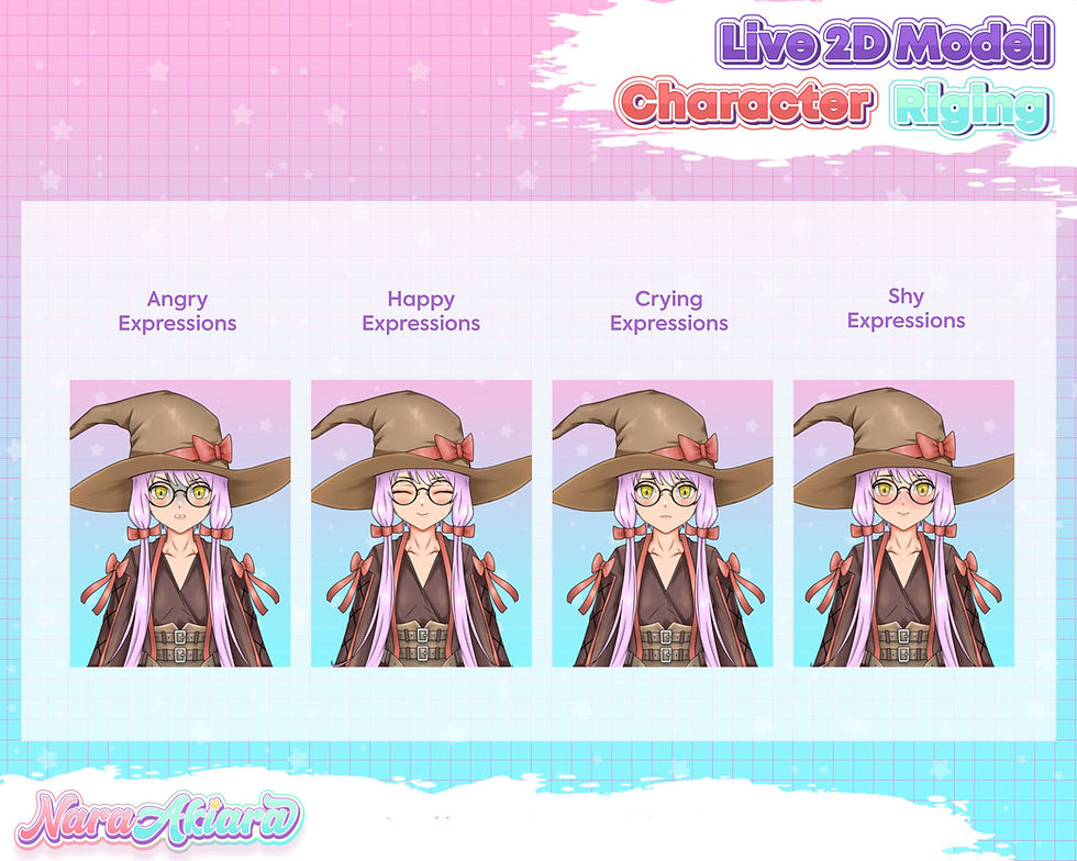 Thumbnail: Discover the Vtuber Live2d Model Anime Witch Girl with Casual Dress