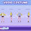 Thumbnail: Yellow Sport Jacket and Shirt Vroid Outfit for Your Dynamic Avatar