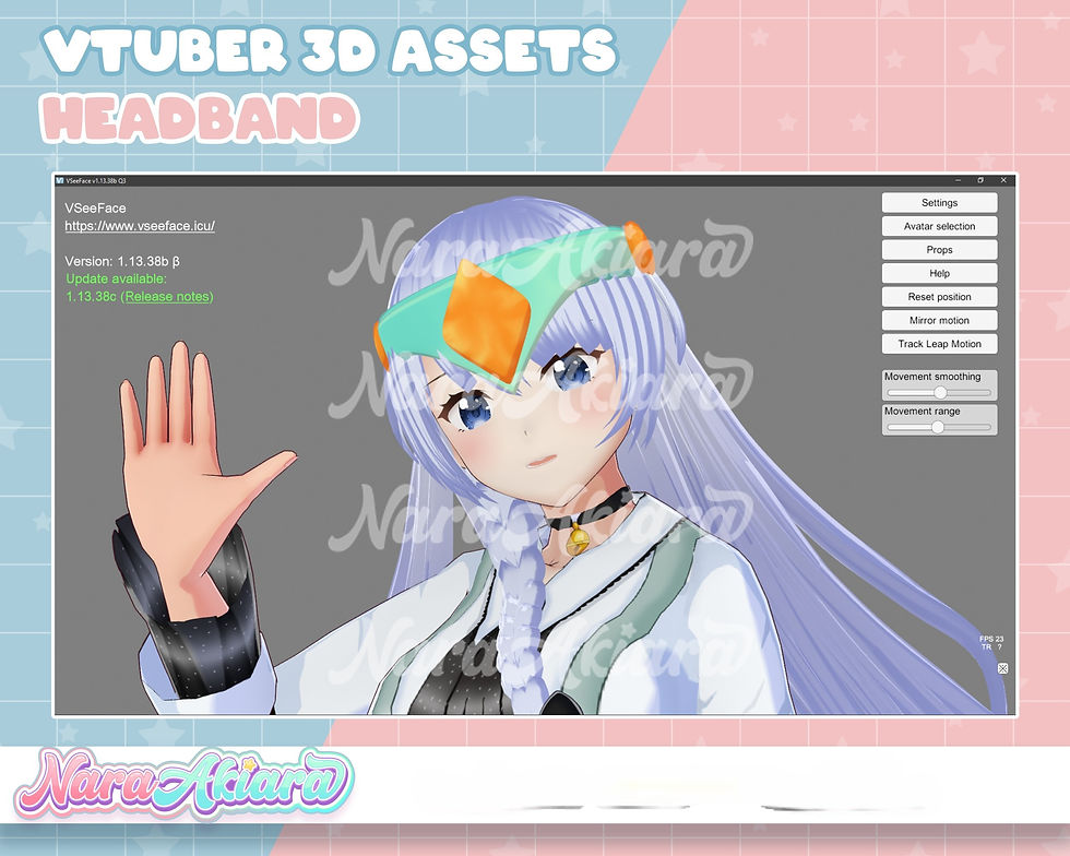 サムネイル： Explore Mesmerizing 3D Assets for VTuber Character Styling and Virtual Glamour