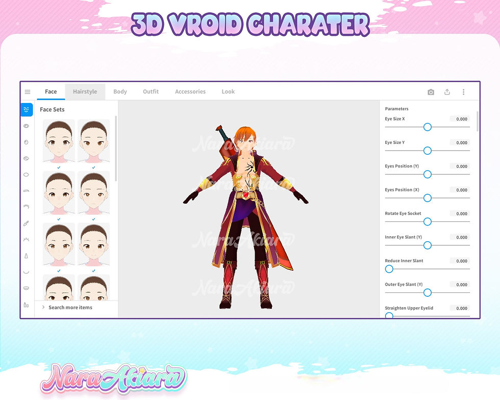 縮圖：Charming Live Streaming with  Cavendish Anime Male 3D Vroid Model for Streamers