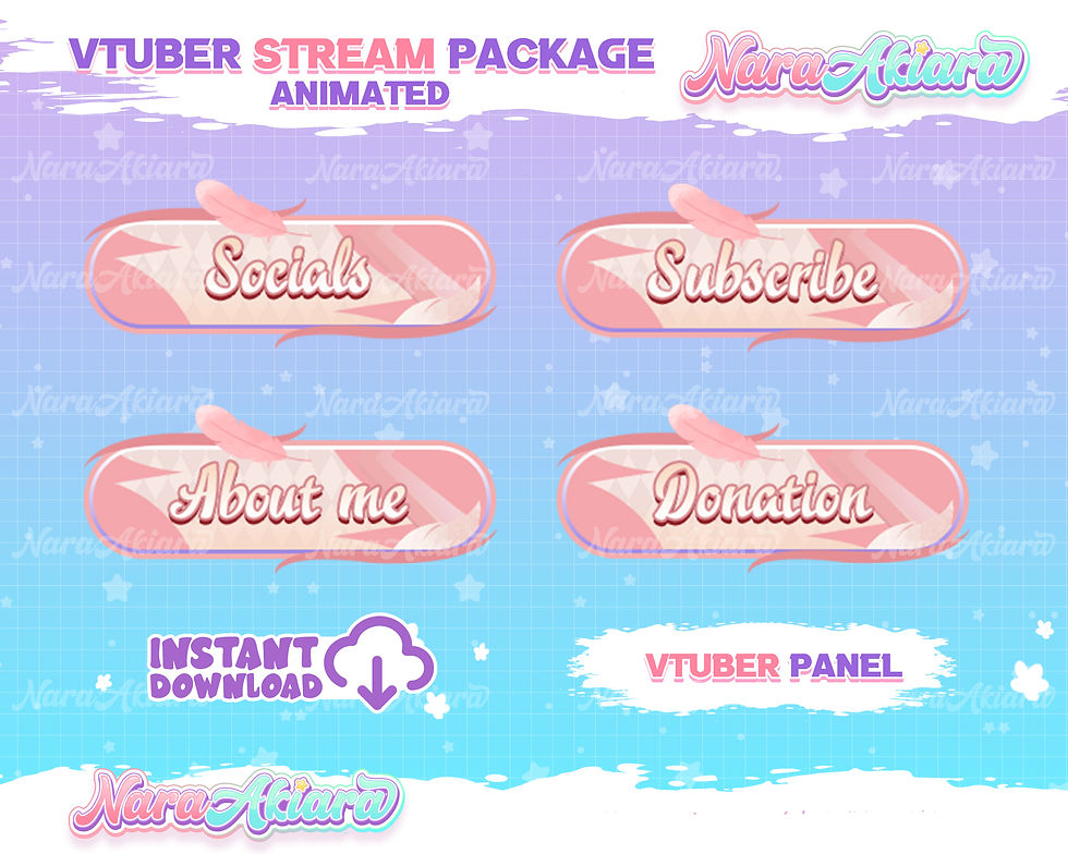 섬네일: Immerse Your Viewers with the Anime Girl Fantasy Overlay Stream Package